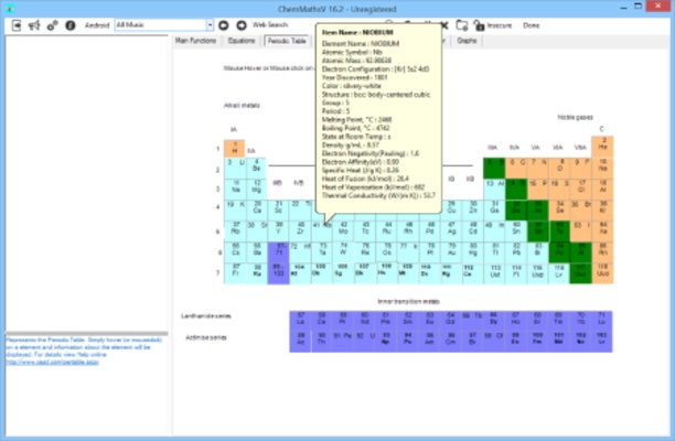 ChemMaths screenshot 1
