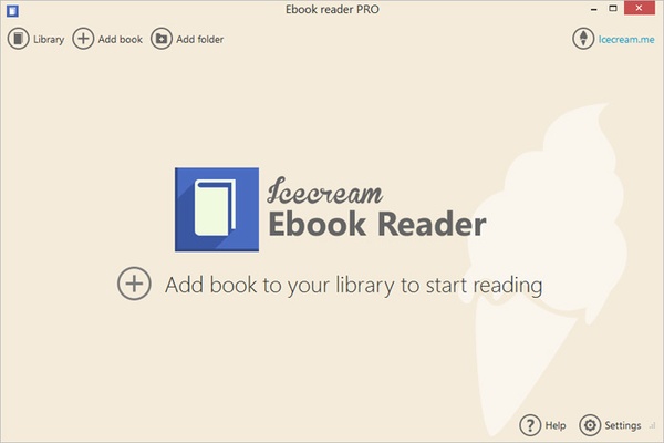 IceCream Ebook Reader screenshot 1