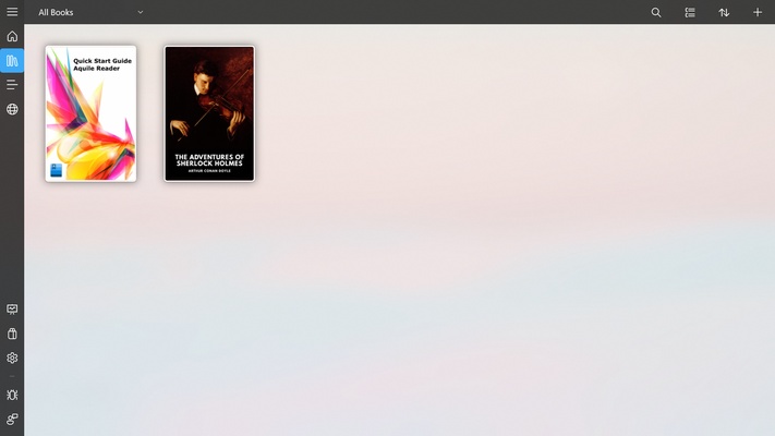 Aquile Reader screenshot 1