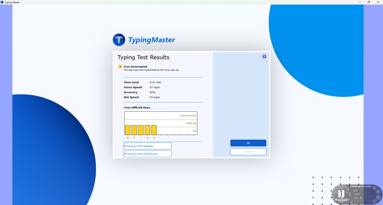 TypingMaster screenshot 1
