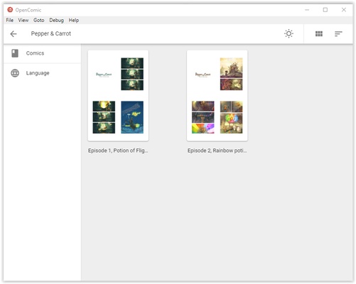 OpenComic screenshot 1