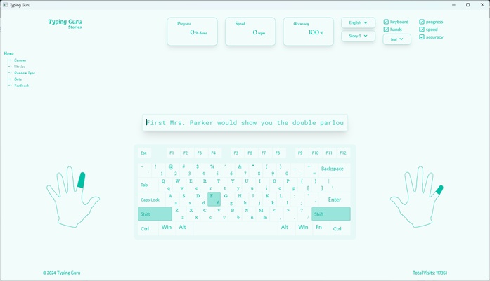 Typing Guru screenshot 1
