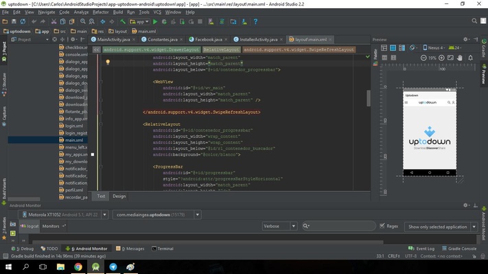 Android Studio screenshot 1