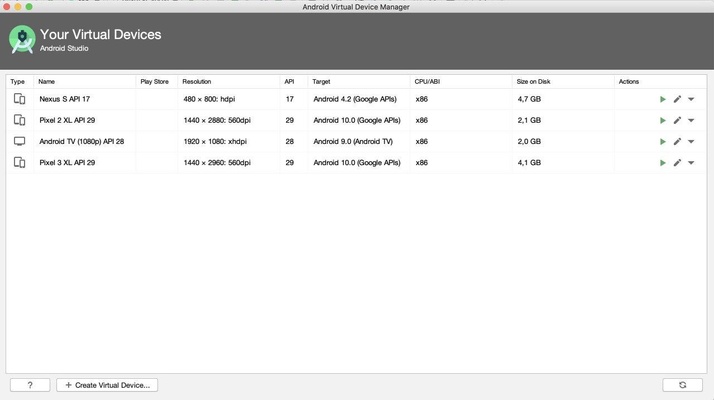 Android Studio screenshot 1