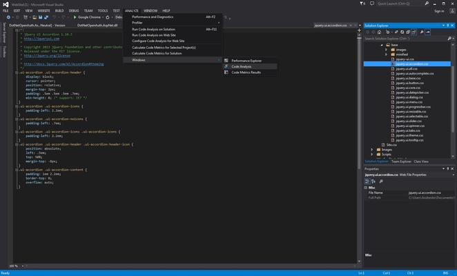 Visual Studio Community screenshot 1