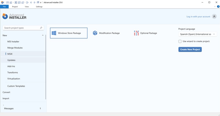 Advanced Installer screenshot 1