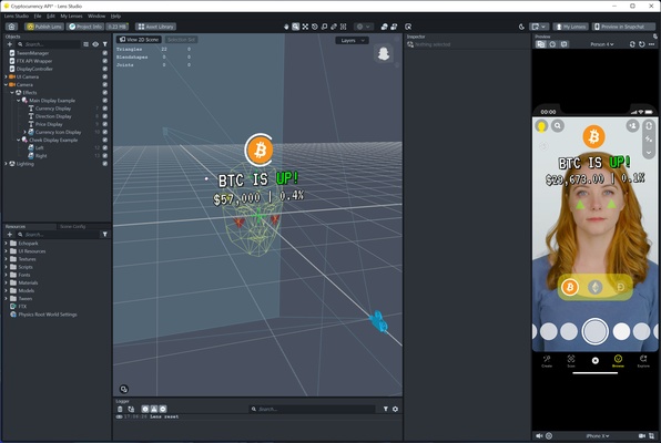 Lens Studio screenshot 1