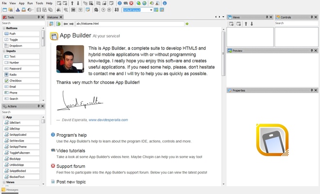 App Builder screenshot 1
