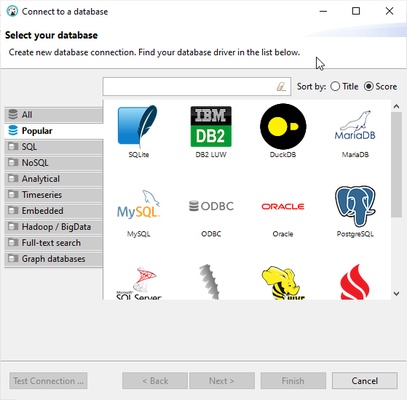 DBeaver screenshot 1