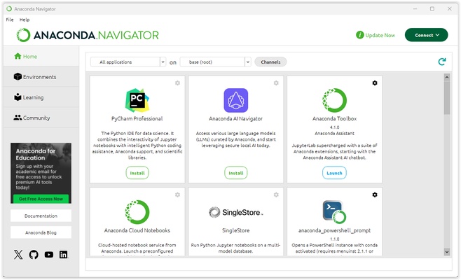 Anaconda screenshot 1