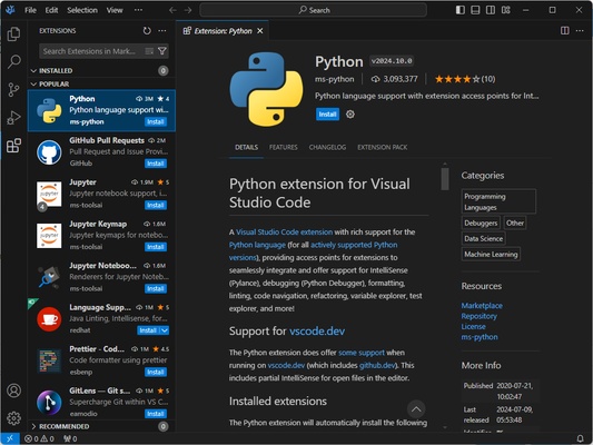 VSCodium screenshot 1