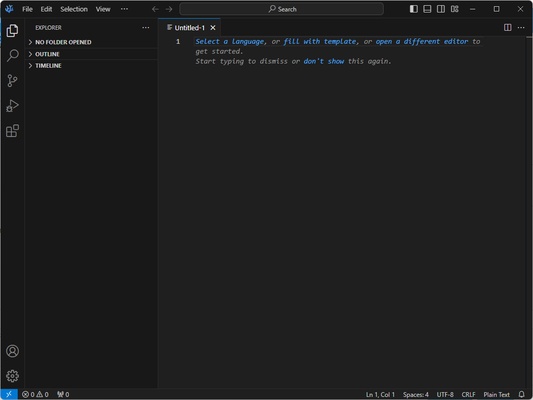 VSCodium screenshot 1