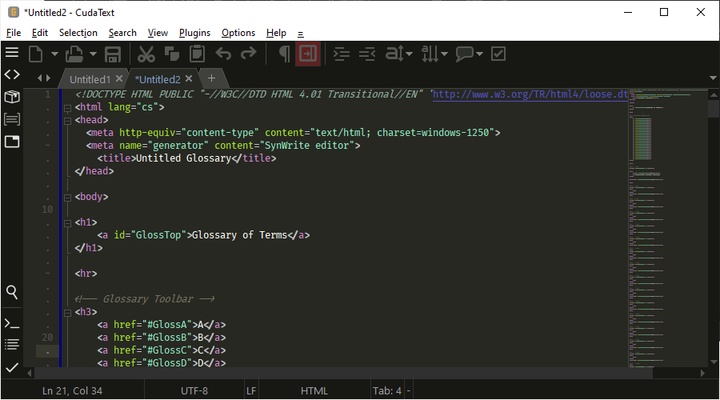 CudaText screenshot 1