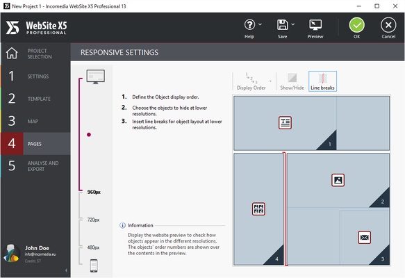 Website X5 Pro screenshot 1