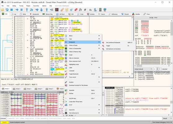 x64dbg screenshot 1