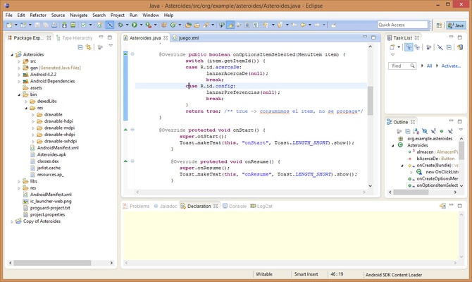 Eclipse IDE screenshot 1