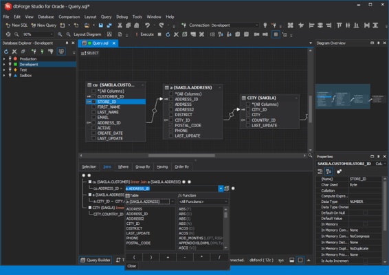 dbForge Studio for Oracle screenshot 1
