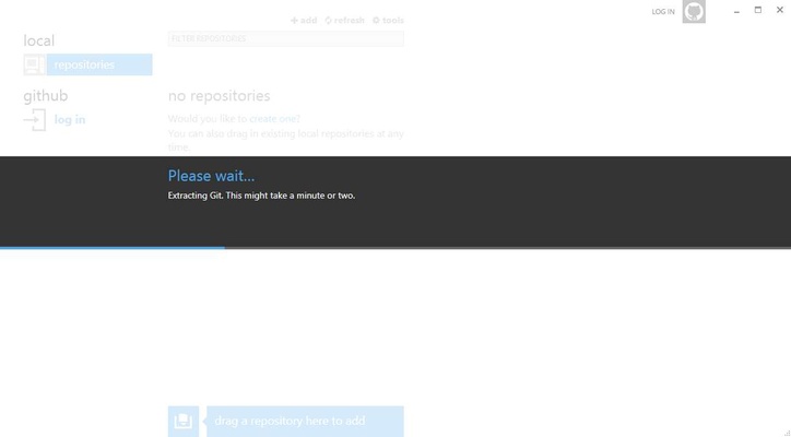 GitHub Desktop screenshot 1