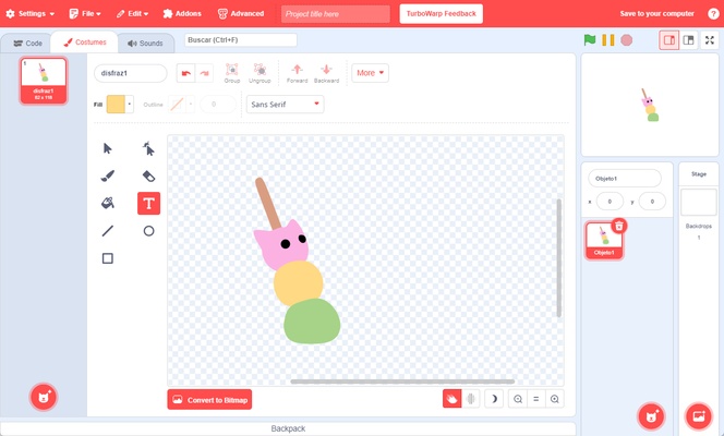 TurboWarp screenshot 1