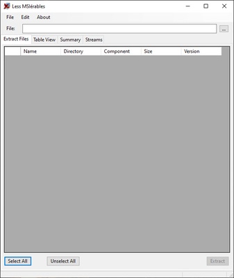 lessmsi screenshot 1