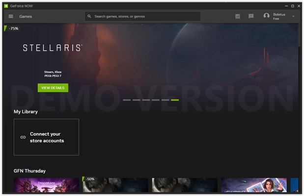 NVIDIA GeForce NOW screenshot 1