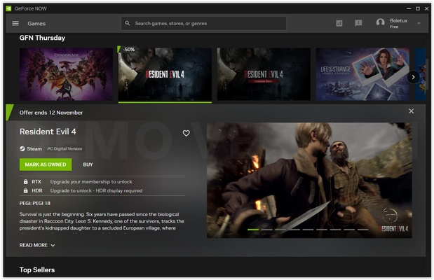 NVIDIA GeForce NOW screenshot 1