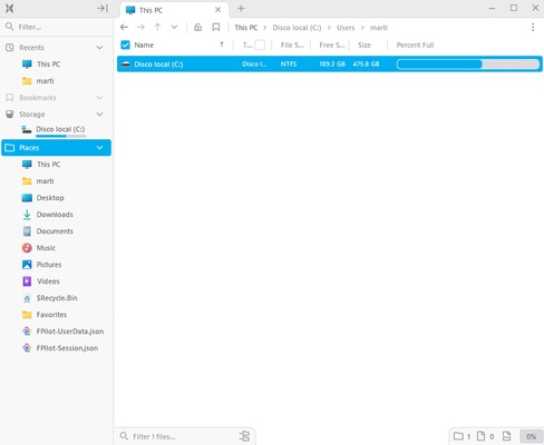 File Pilot screenshot 1