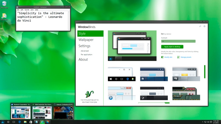WindowBlinds screenshot 1