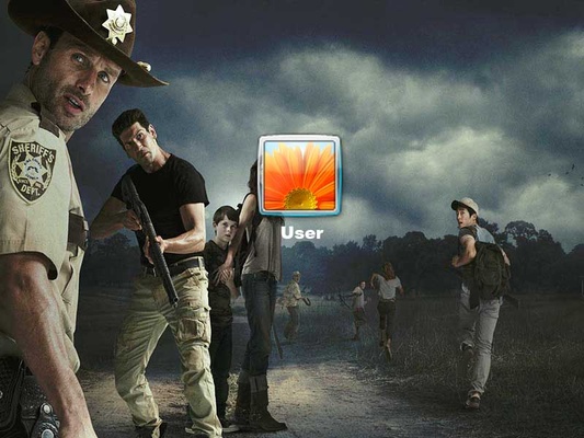 The Walking Dead Logon Screen screenshot 1