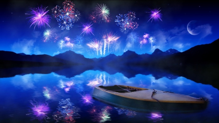 Fireworks Screensaver screenshot 1