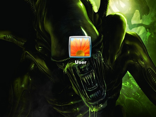 Alien Form Logon Screen screenshot 1