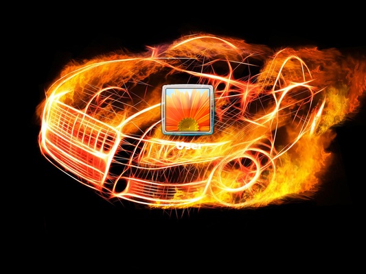 Red Fire Logon Screen screenshot 1