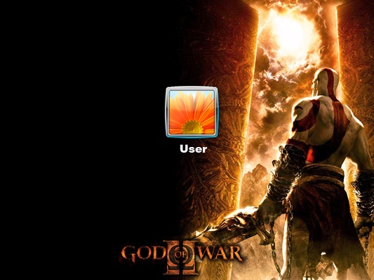 God Of War Logon Screen screenshot 1