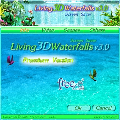 Free Living Waterfall 3 screenshot 1