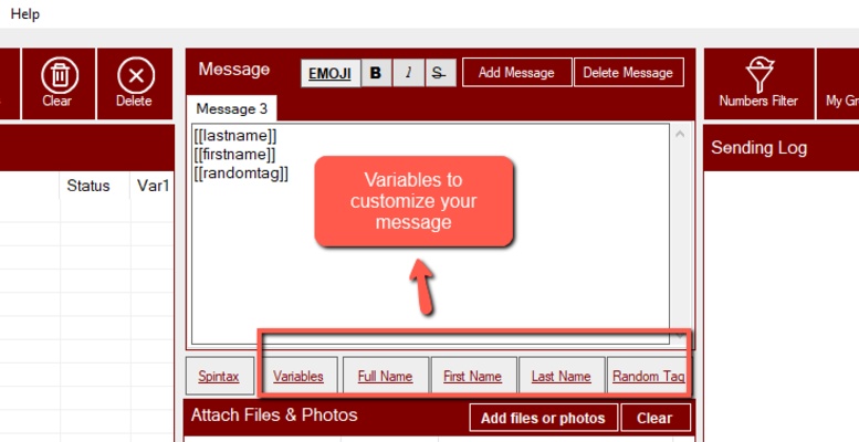 WhatSender - Free Bulk WhatsApp Sender screenshot 1