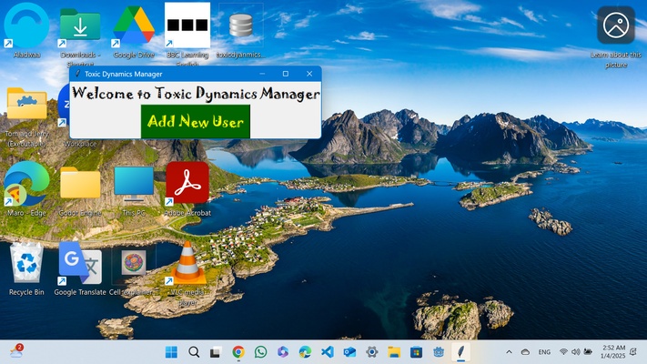 Toxic Dynamics Manager screenshot 1