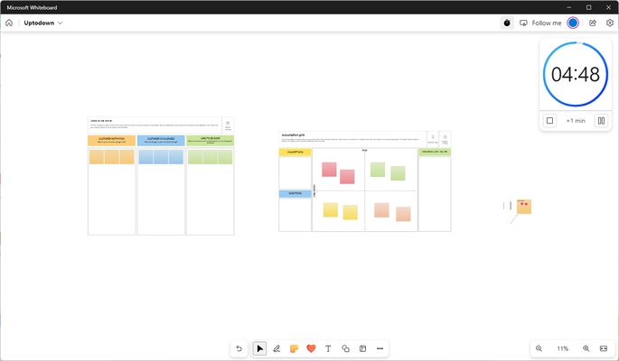 Microsoft Whiteboard screenshot 1