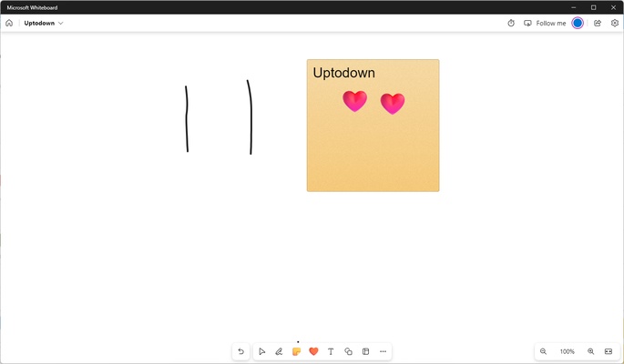 Microsoft Whiteboard screenshot 1