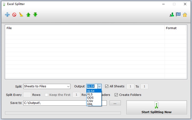 Excel Splitter screenshot 1