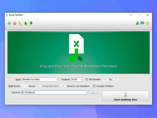 Excel Splitter screenshot 1