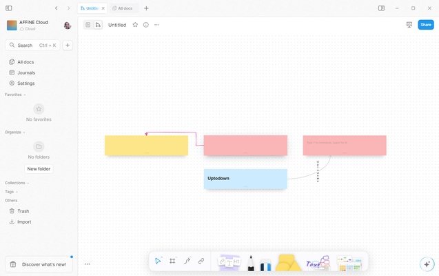 AFFiNE screenshot 1
