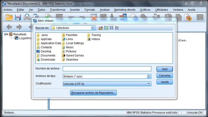 IBM SPSS Statistics screenshot 1