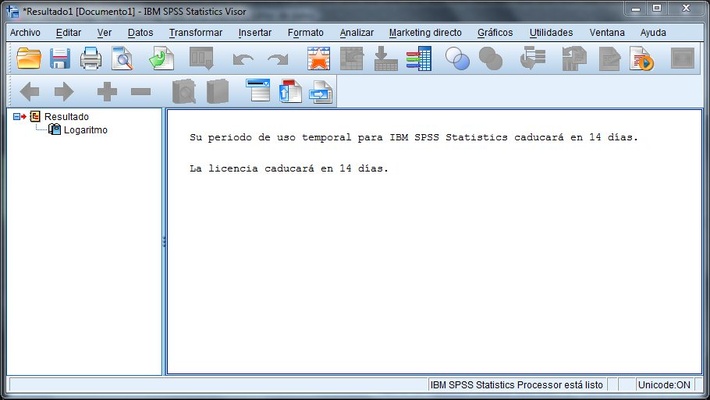 IBM SPSS Statistics screenshot 1