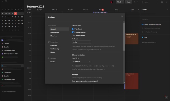 Notion Calendar screenshot 1