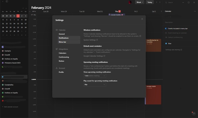 Notion Calendar screenshot 1