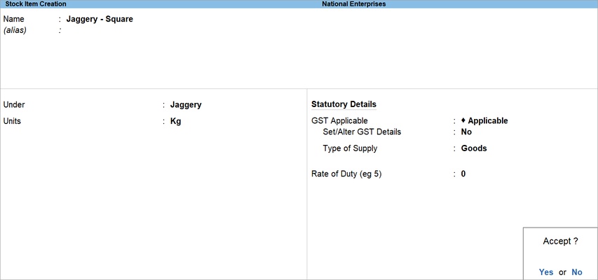 TallyPrime screenshot 1