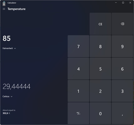Windows Calculator screenshot 1