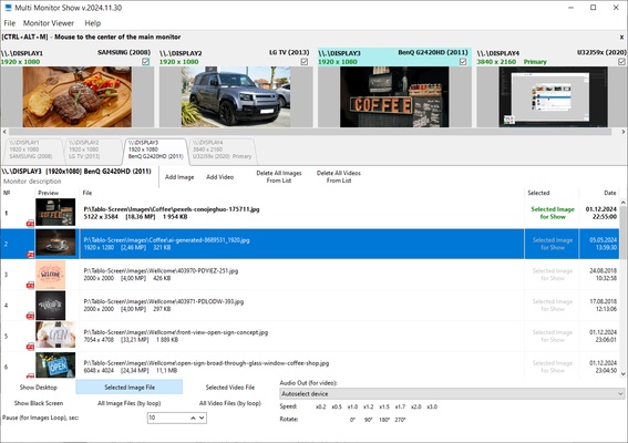 Multi Monitor Show screenshot 1