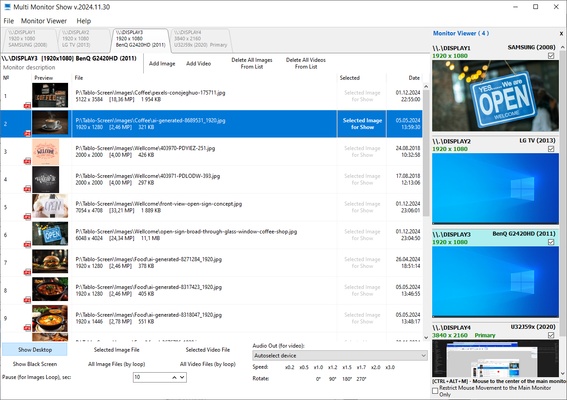 Multi Monitor Show screenshot 1