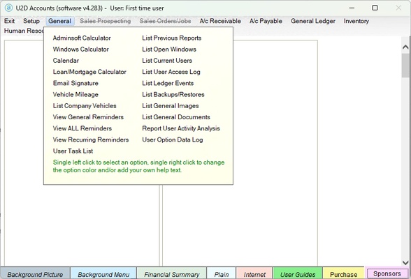 Adminsoft Accounts screenshot 1